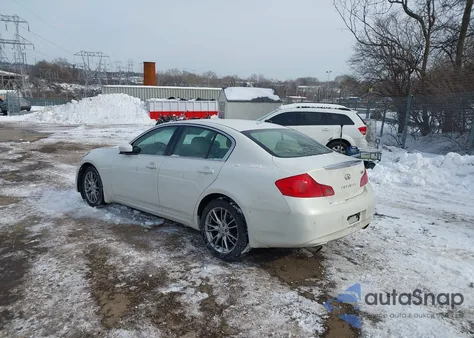 2013 Infiniti G37X z USA, uszkodzony, nr VIN JN1CV6AR2DM756462